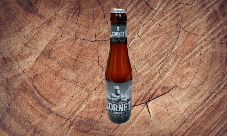 Cornet Smoked flesje op eikenhout